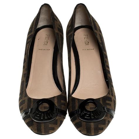 Fendi women' s wedge pumps